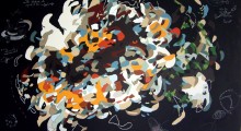 Osm2-V2, Synthetic polymer on board, 1200 x 2000 mm - SOLD Osm2-V2, Synthetic polymer on board, 1200 x 2000 mm - SOLD